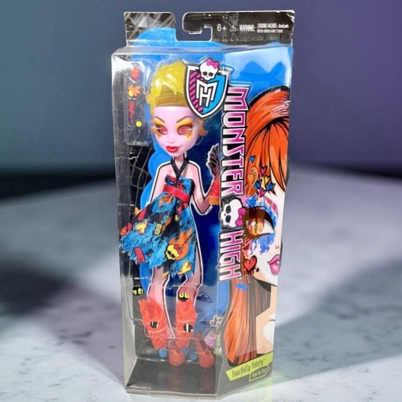 2014 Monster High Fearfully Feisty Doll Add-On Pack Accessories Mattel NIB - Picture 1 of 13